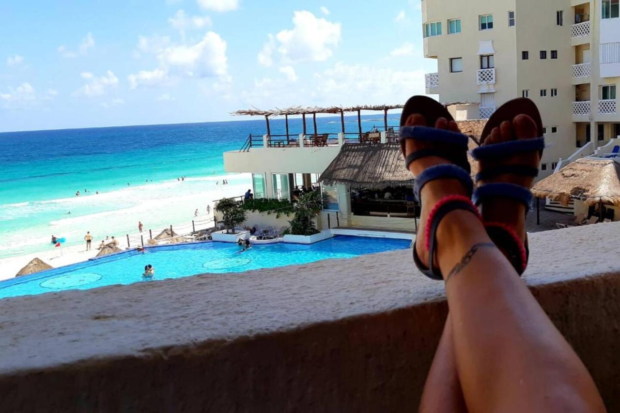 Ocean Front Suite, Balcony, Kitchen. كانكون المظهر الخارجي الصورة